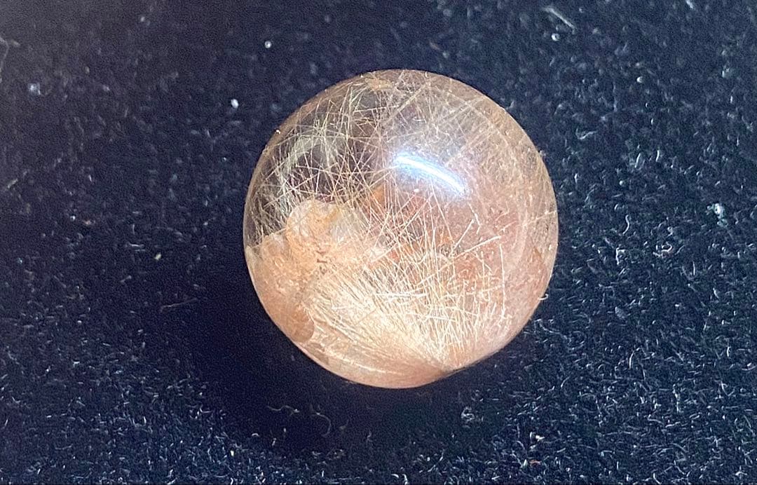 【希少】ピンクルチルクォーツ スフィア 19mm