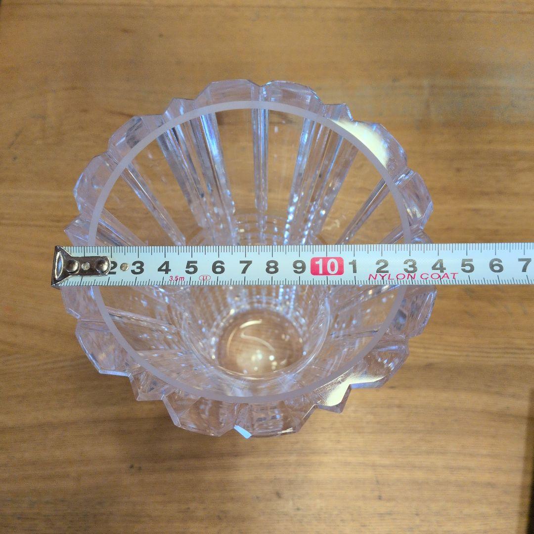 【新品未使用】KAGAMI CRYSTAL 定価77000円 花瓶　大型