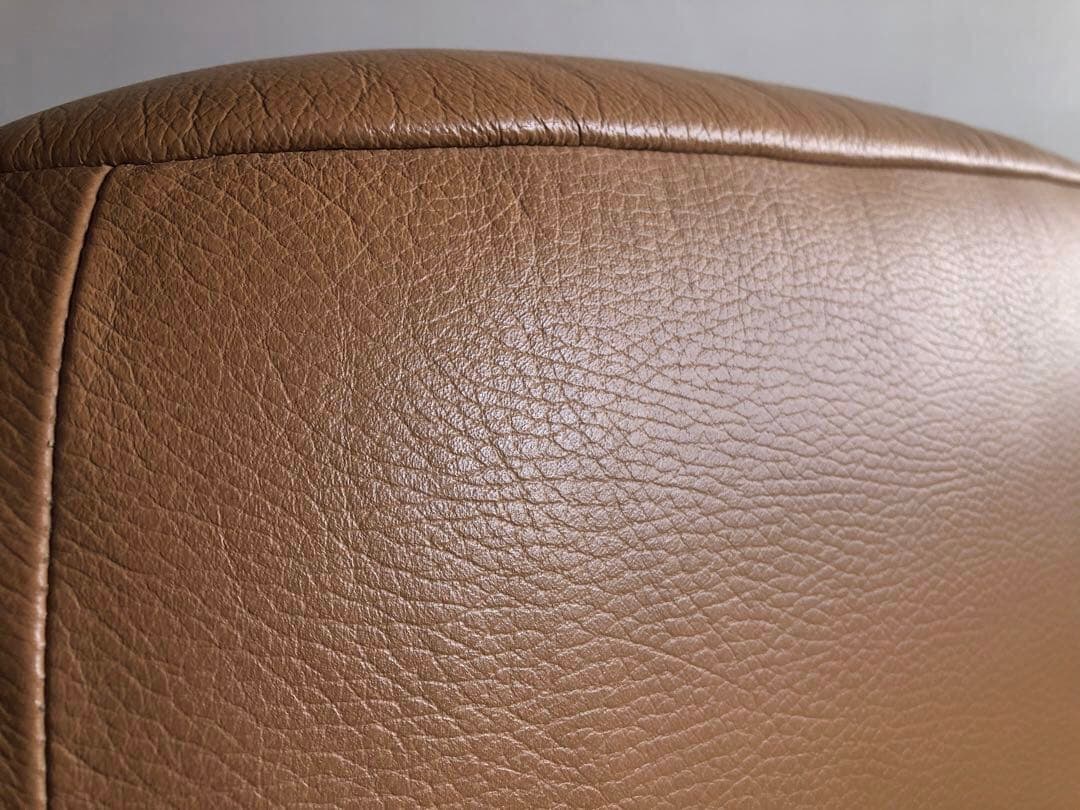 シモンズ フィヨルド リクライニング ラウンジソファ 回転式 本革張り 北欧家具