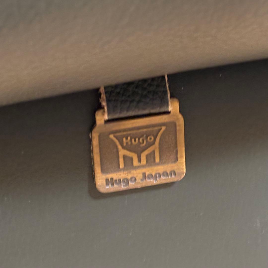 【高級】Hugo 3人掛け ソファ　革　深緑