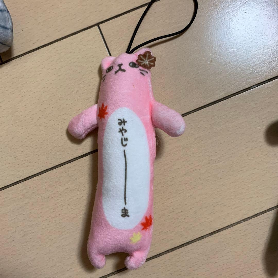 のびねこ　マスコット　ストラップ　6個セット