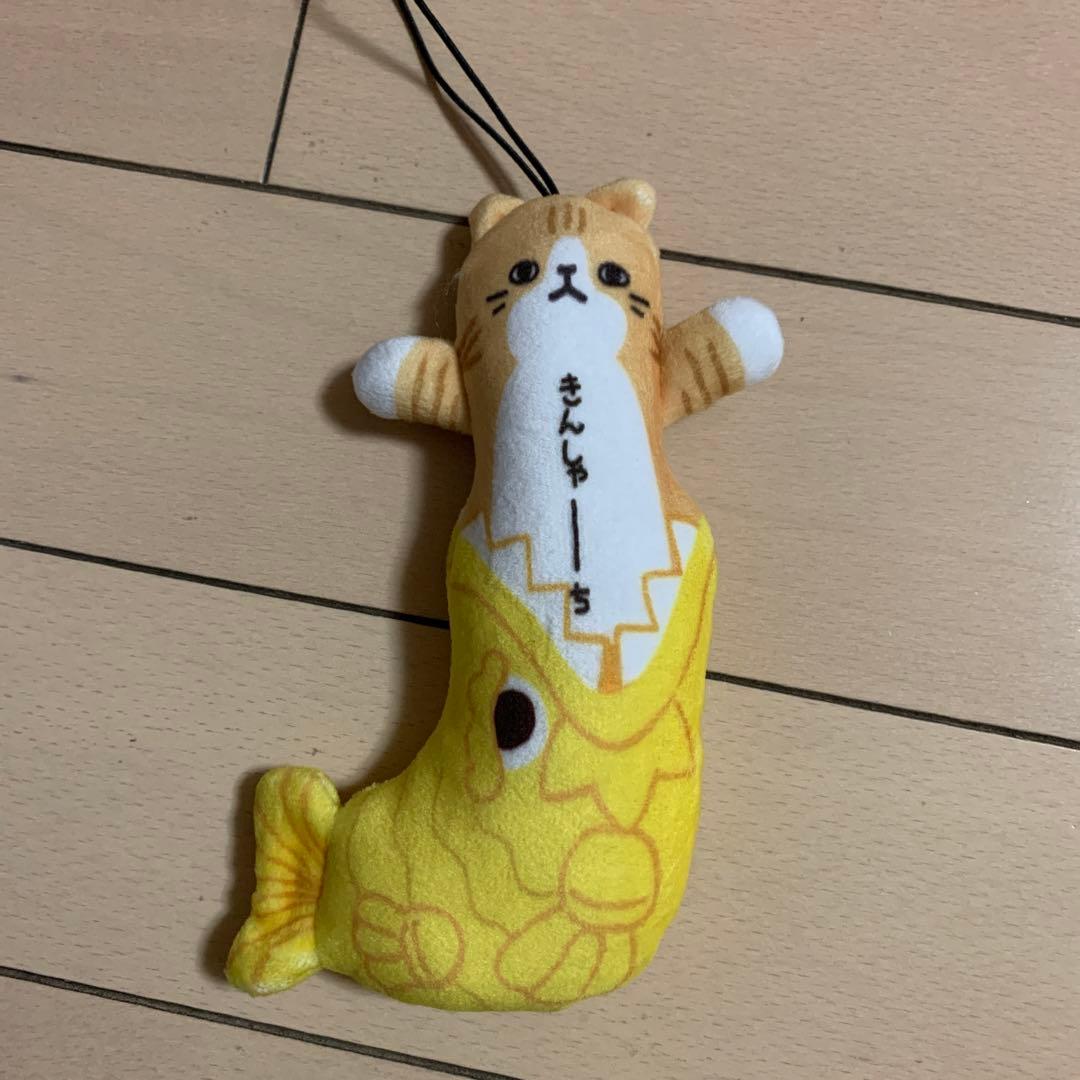 のびねこ　マスコット　ストラップ　6個セット