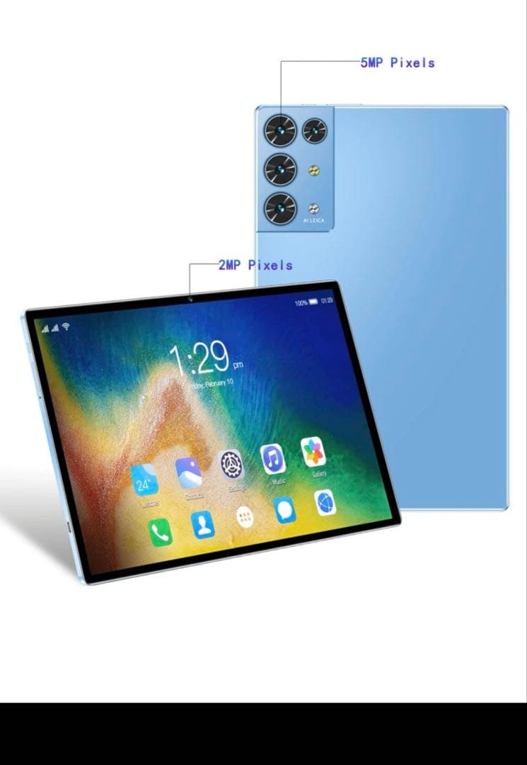 QETUPA 10.1インチタブレット 6GB/128GB