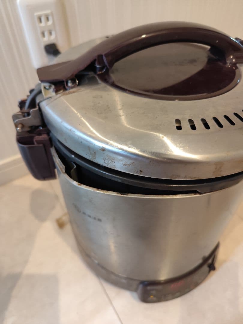 ジャンク RR-100VQ(DB) 10合 ガス炊飯器 こがまる 都市ガス用
