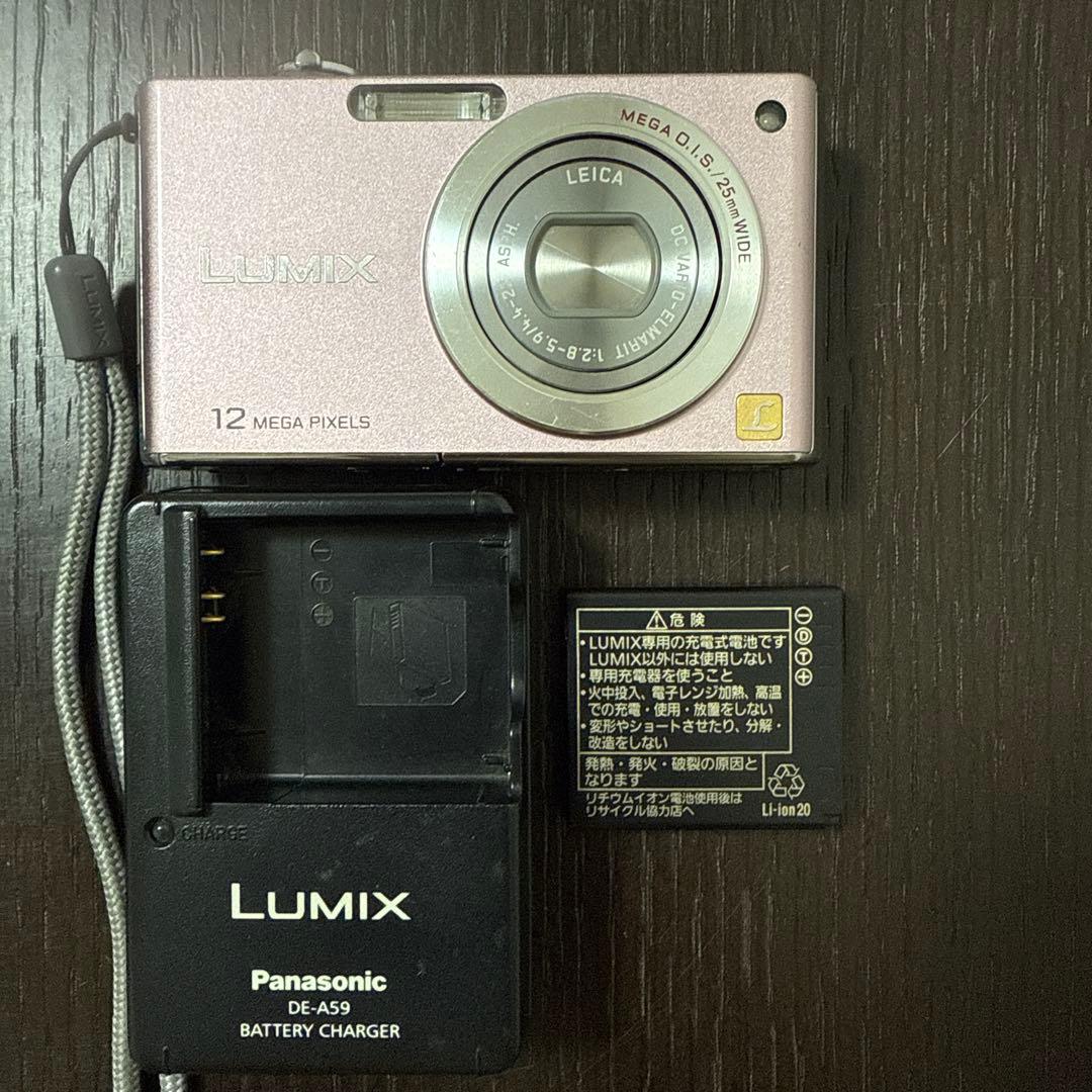 LUMIX DMC-FX40　パナソニック　デジカメ　動作確認済み　美品　ピンク