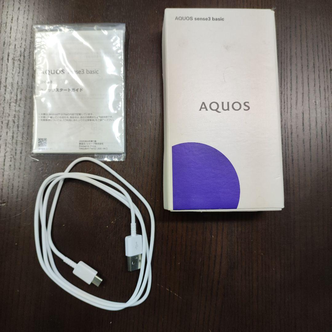 美品 SIMフリー SHARP AQUOS sense3 basic