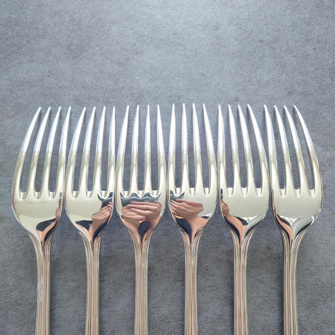 希少 美品 クリストフル アルビ テーブルフォーク 6点