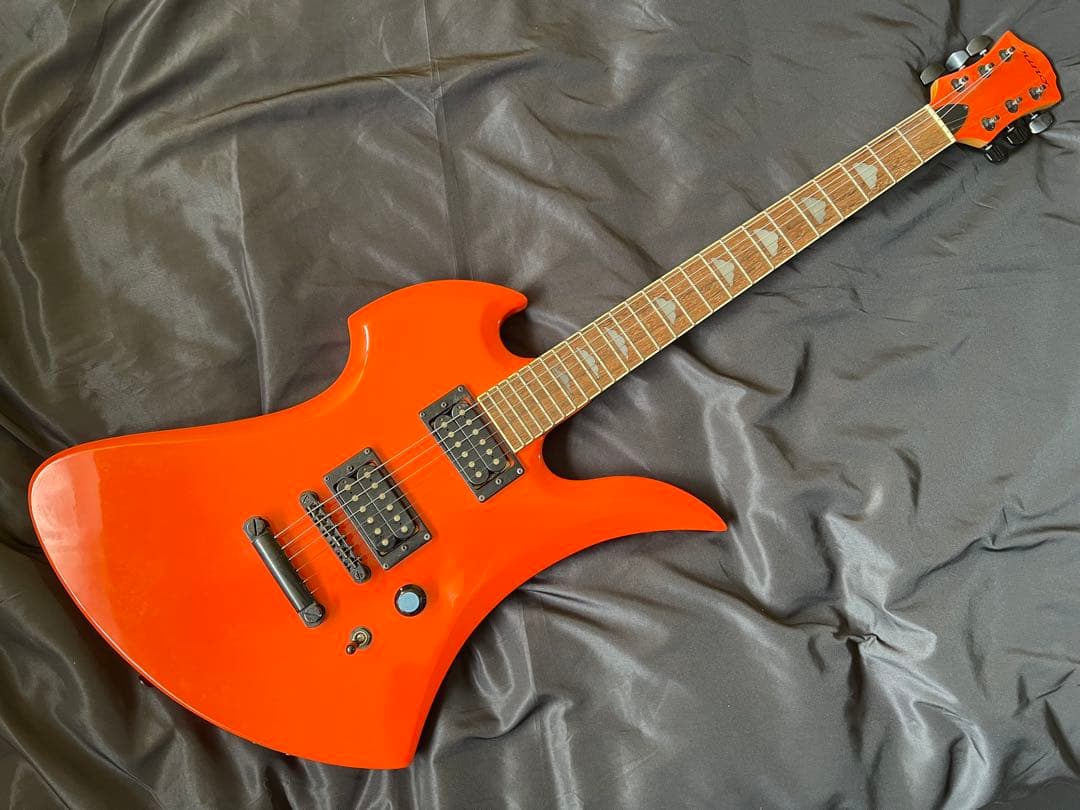 激レア　junoモッキンバード hide エレキギター オレンジ　ケース付