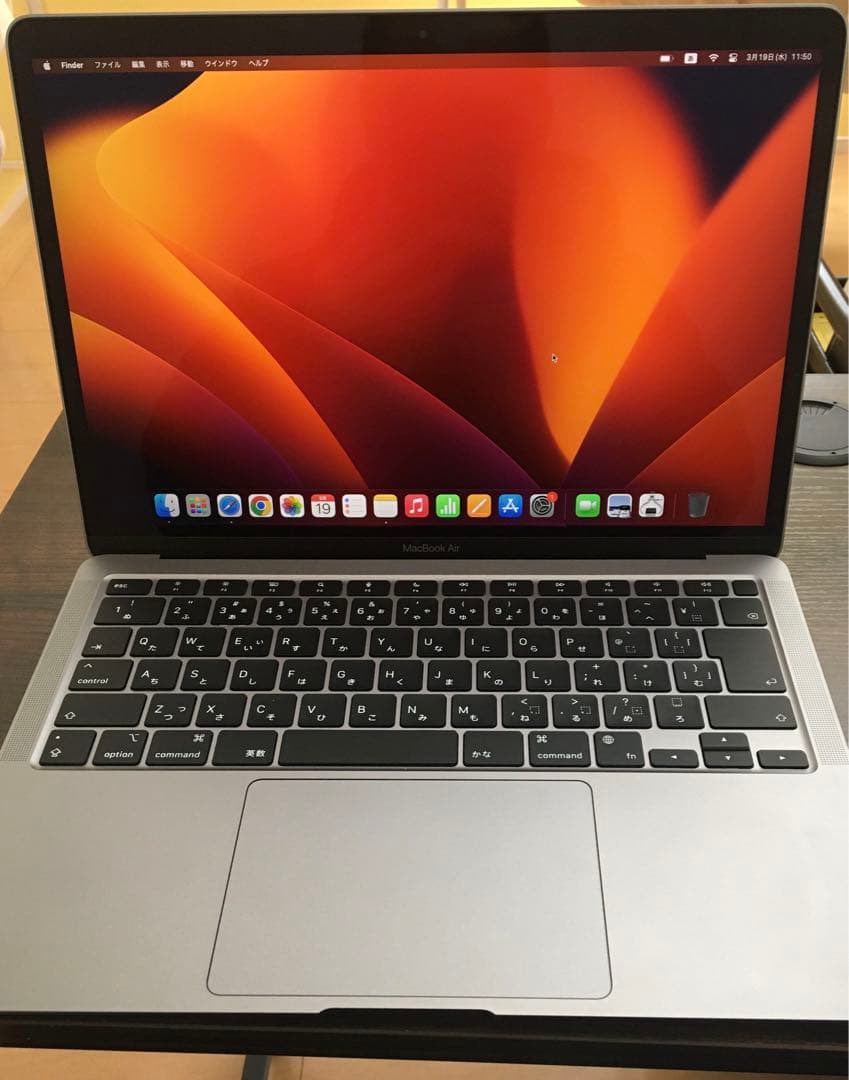 Apple MacBook Air M1 バッテリー容量100%