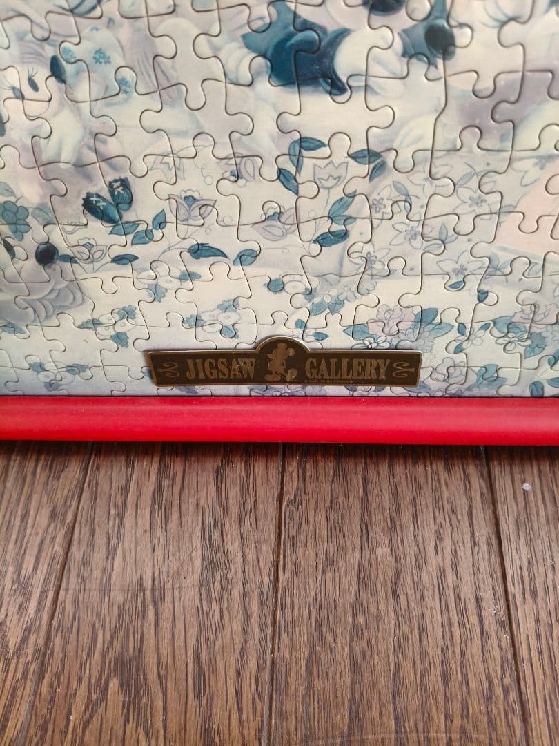 ミッキーマウス ジグソーパズル 完成品全体的に状態悪い