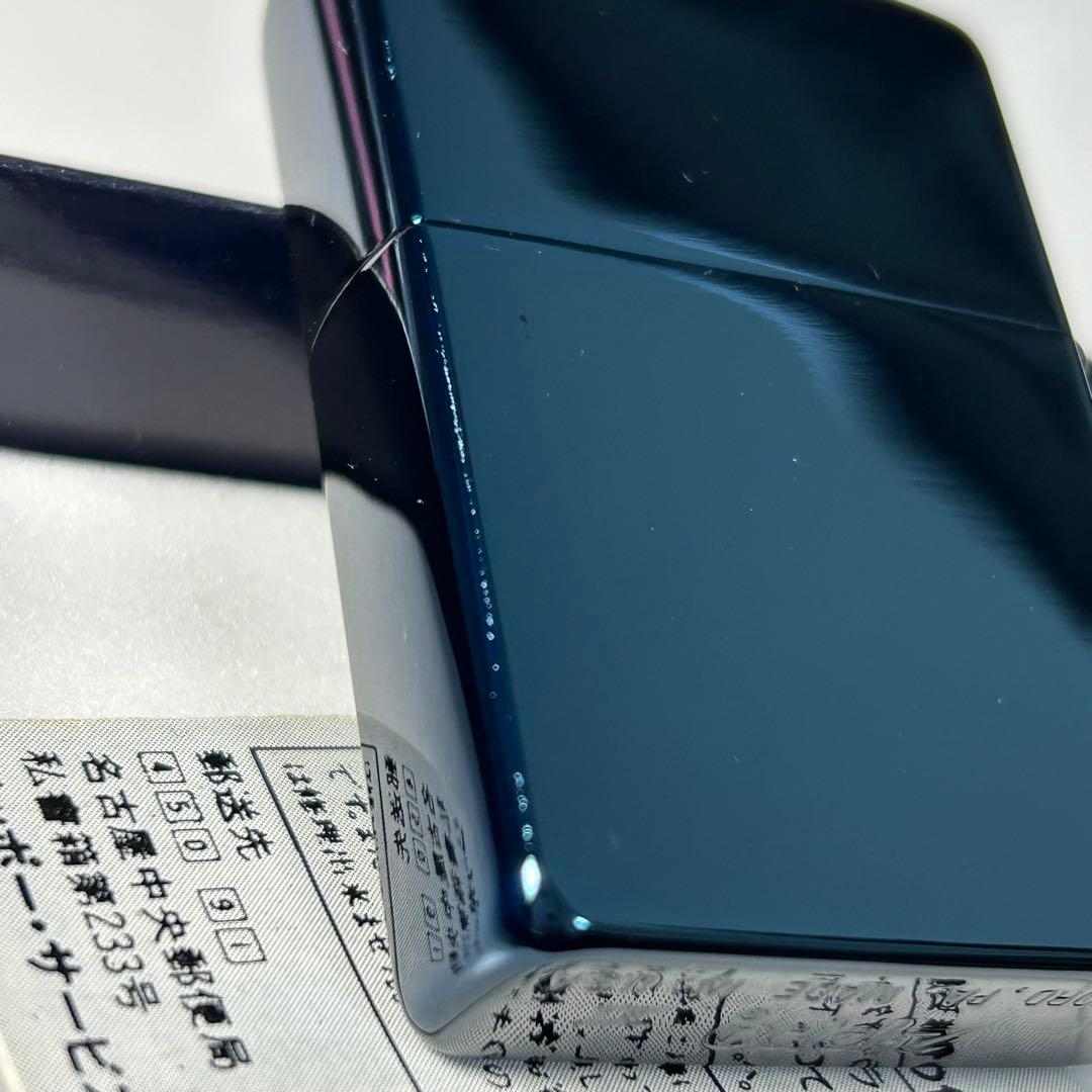 ジッポー　ピース　ブルーチタン