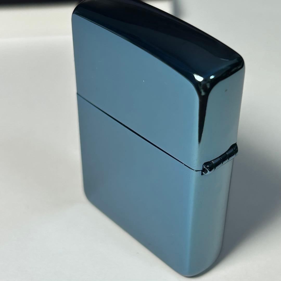 ジッポー　ピース　ブルーチタン