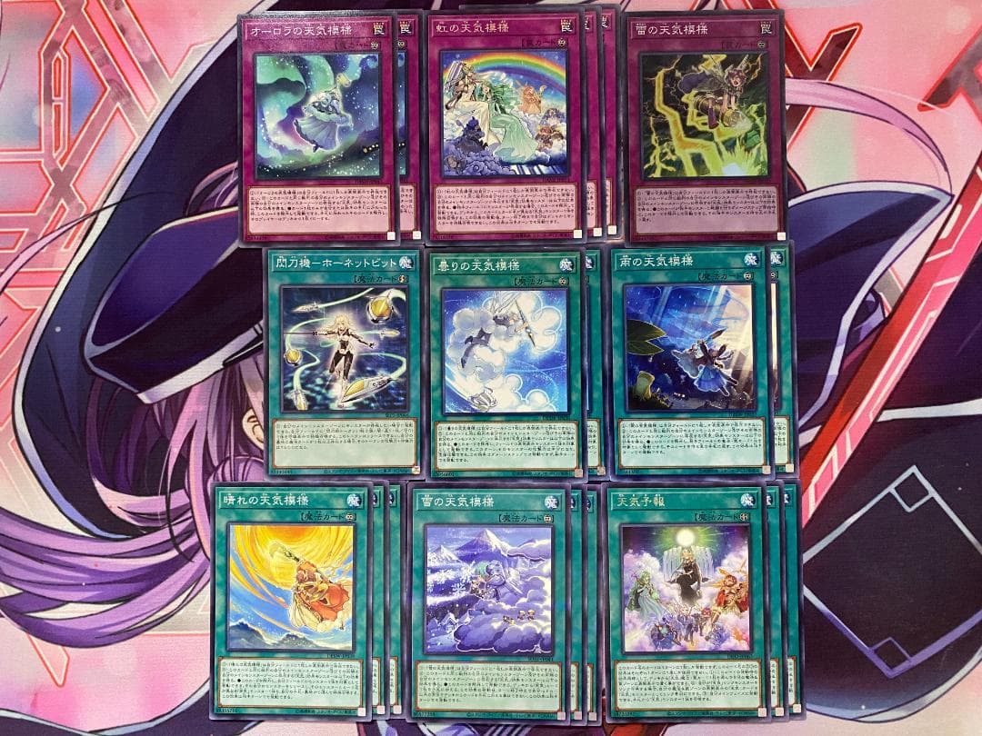 【24時間以内発送】遊戯王　天気　本格構築済みデッキ