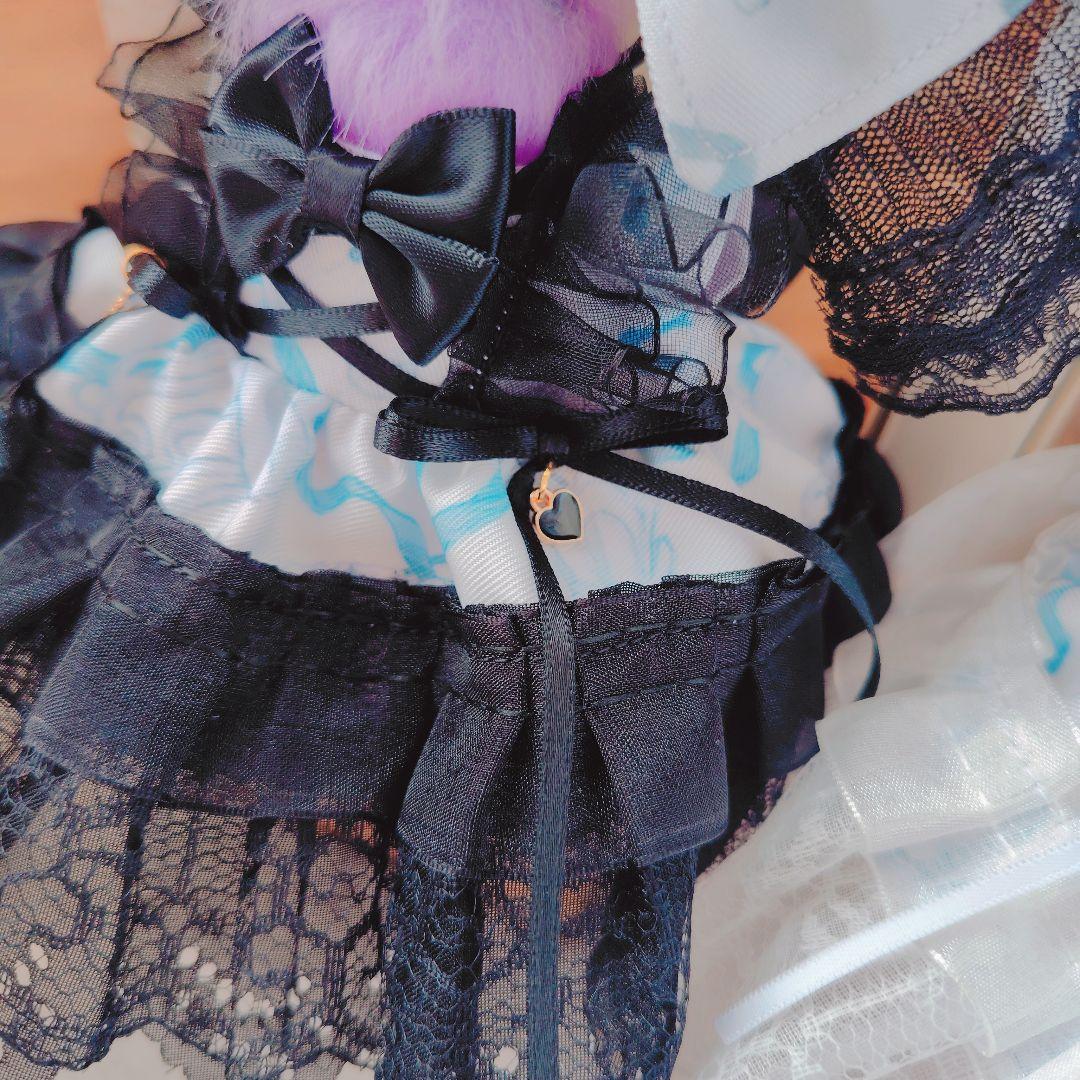 【色違いコーデ】　リボン　ドレス　１２cm　ぬい服 いつぬい