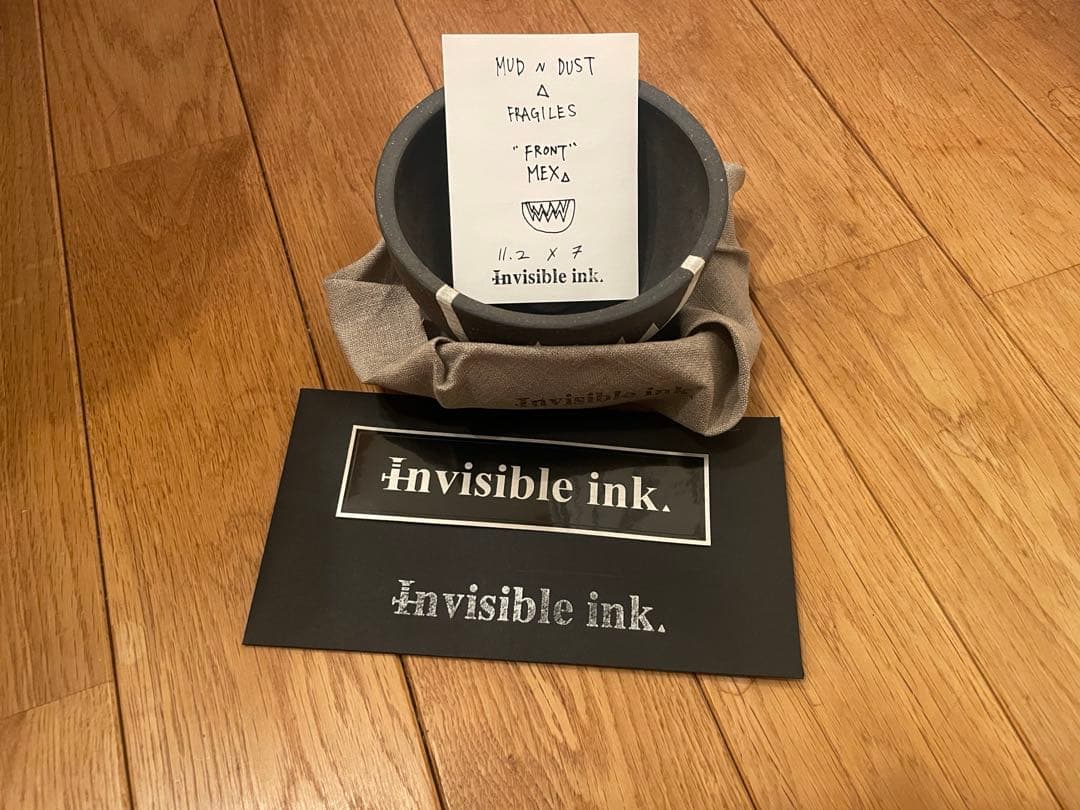 invisible ink. \"FRAGILES “F. MEX.”