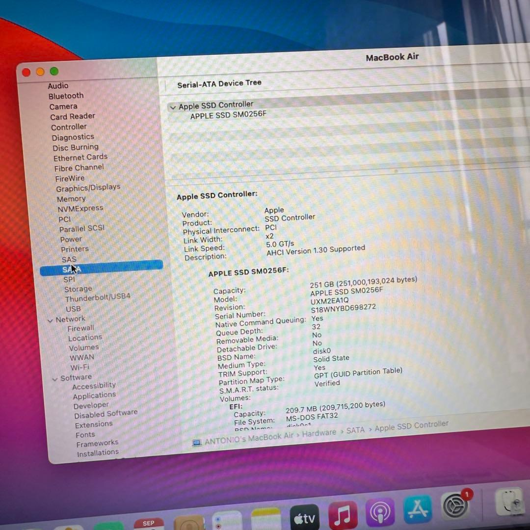MacBook Air 13インチ　スペイン語配列キーボード