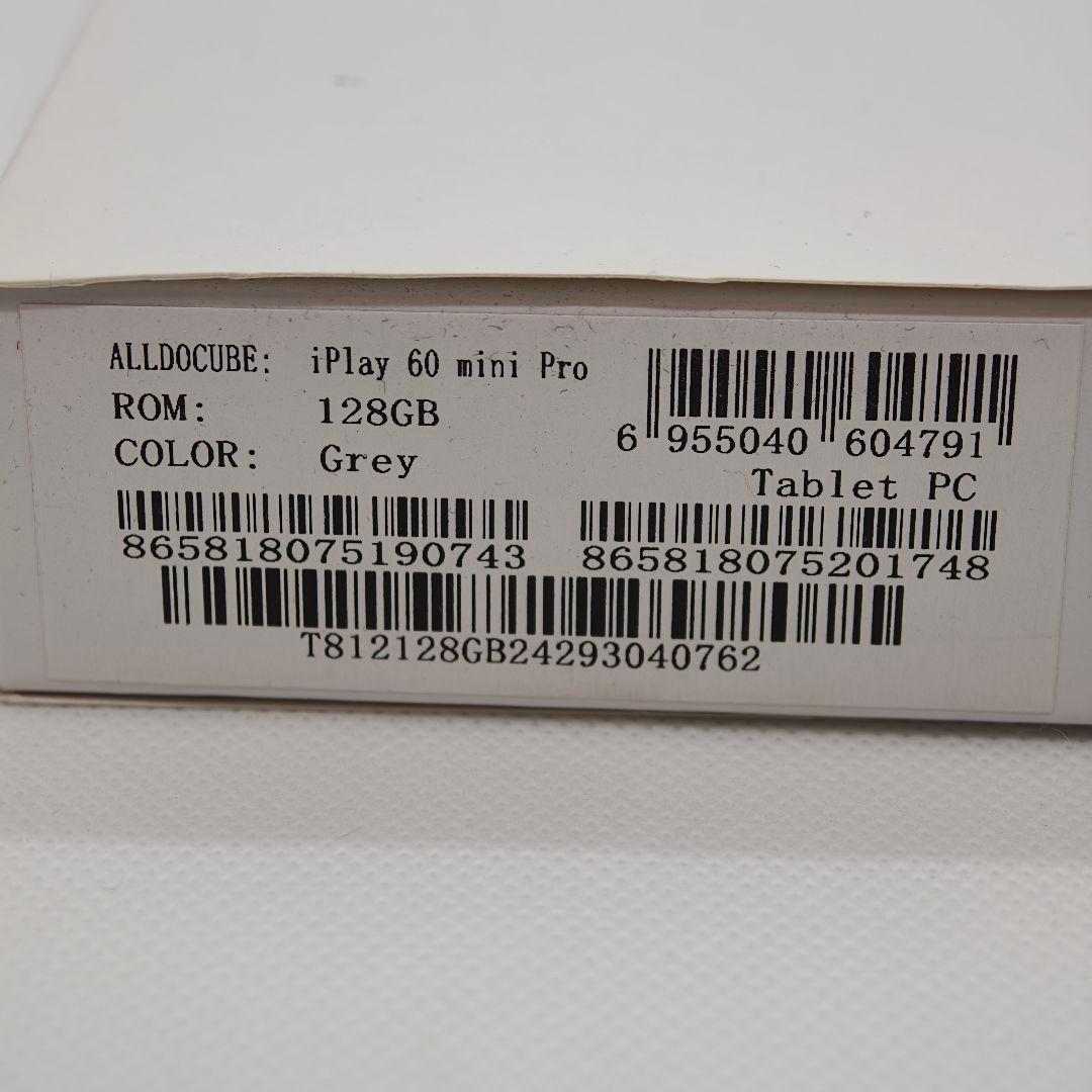 Androidタブレット本体 ALLODOCUBE iPlay 60 Mini Pro