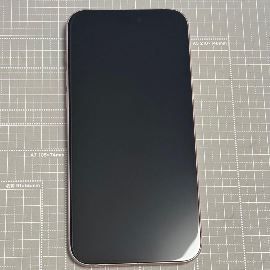 iPhone15 Plus 128GB ピンク 背面割れ