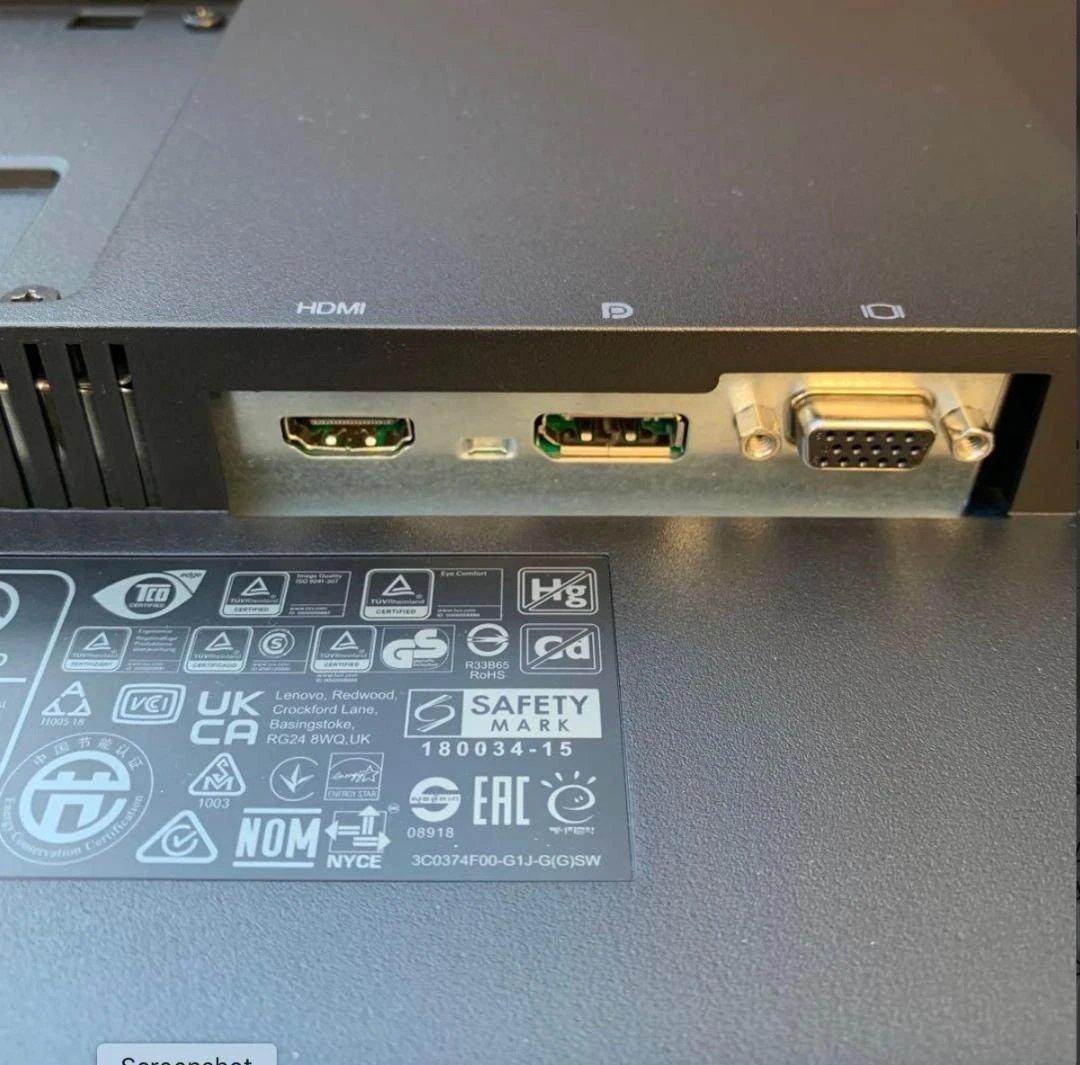 と*ん様 ThinkVision モニター 本体