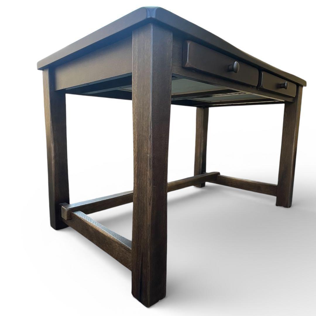 柏木工 ウィルダネス デスク 天然木無垢材 書斎机 学習机 W120cm