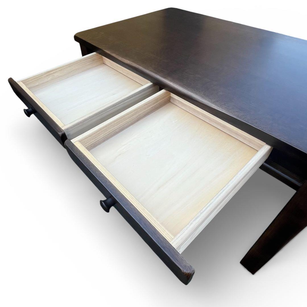 柏木工 ウィルダネス デスク 天然木無垢材 書斎机 学習机 W120cm