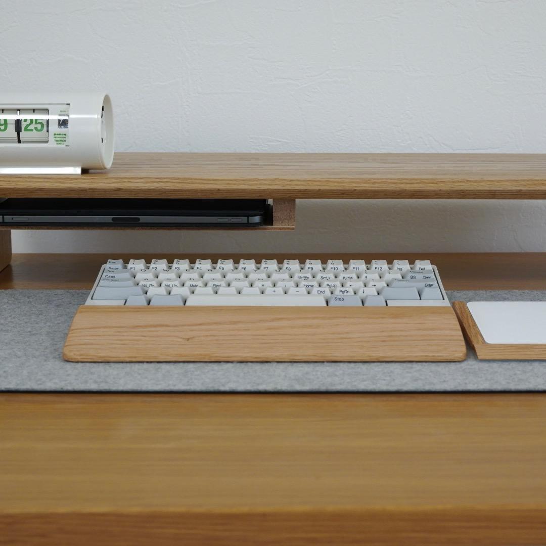 【オーク無垢材】デスクシェルフ(710mm幅)