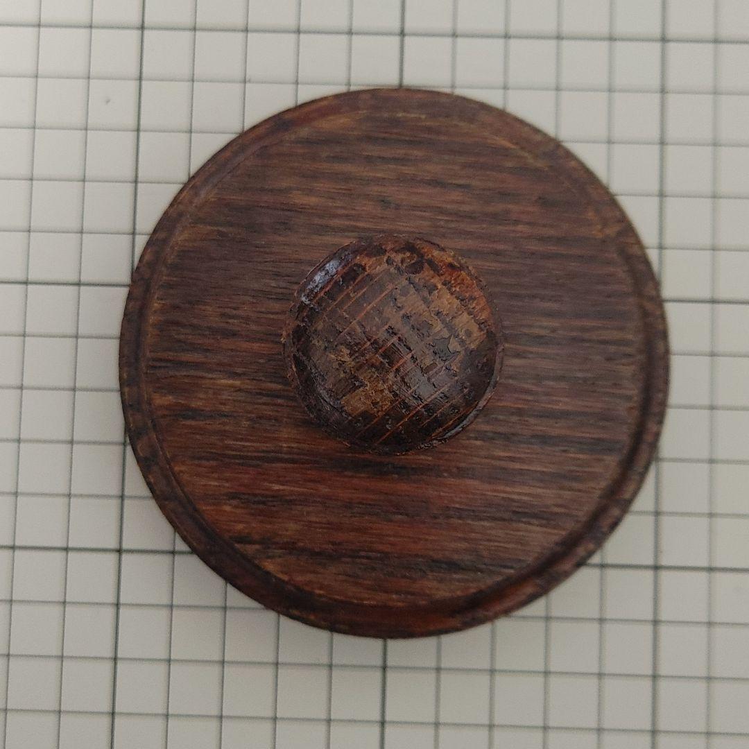 USA　ヴィンテージ　ガラス製キャニスター　小物入れ