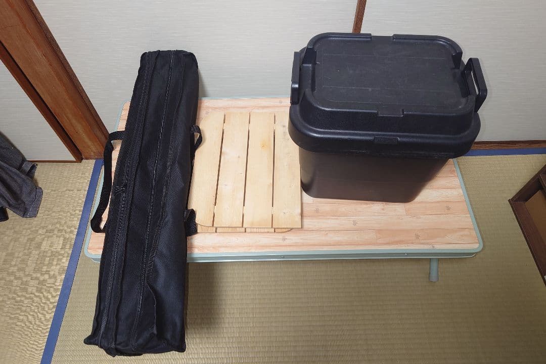 豆炭こたつIGTテーブル流用セット あと掛け布団があればアウトドア使用可能