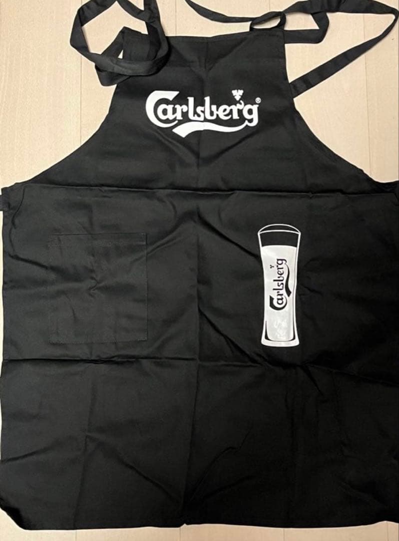 Carlsberg カールスバーグ ソムリエ エプロン サロン ブラック　8枚