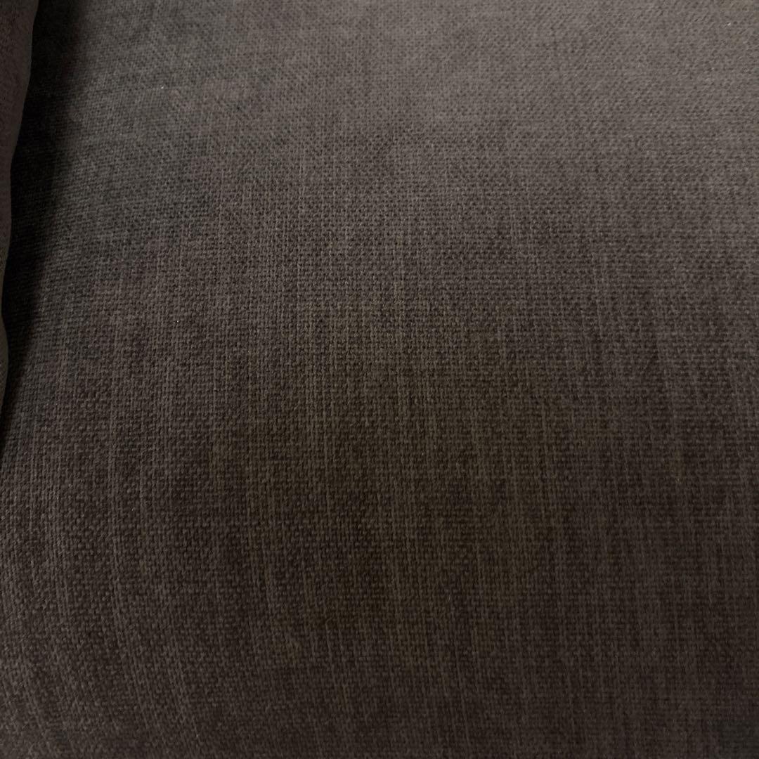 【美品】Francfranc/ソファー3人/シンプル/チャコールグレー