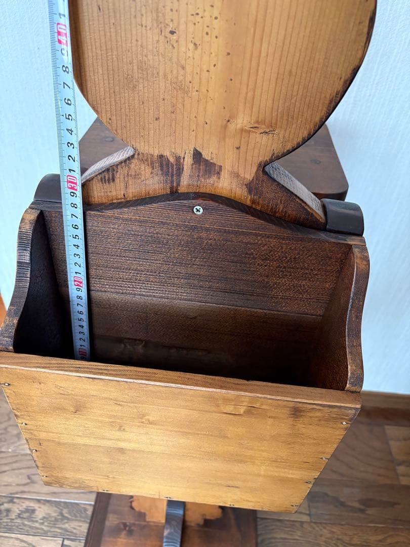 アンティーク調ウサギ型木製スタンド