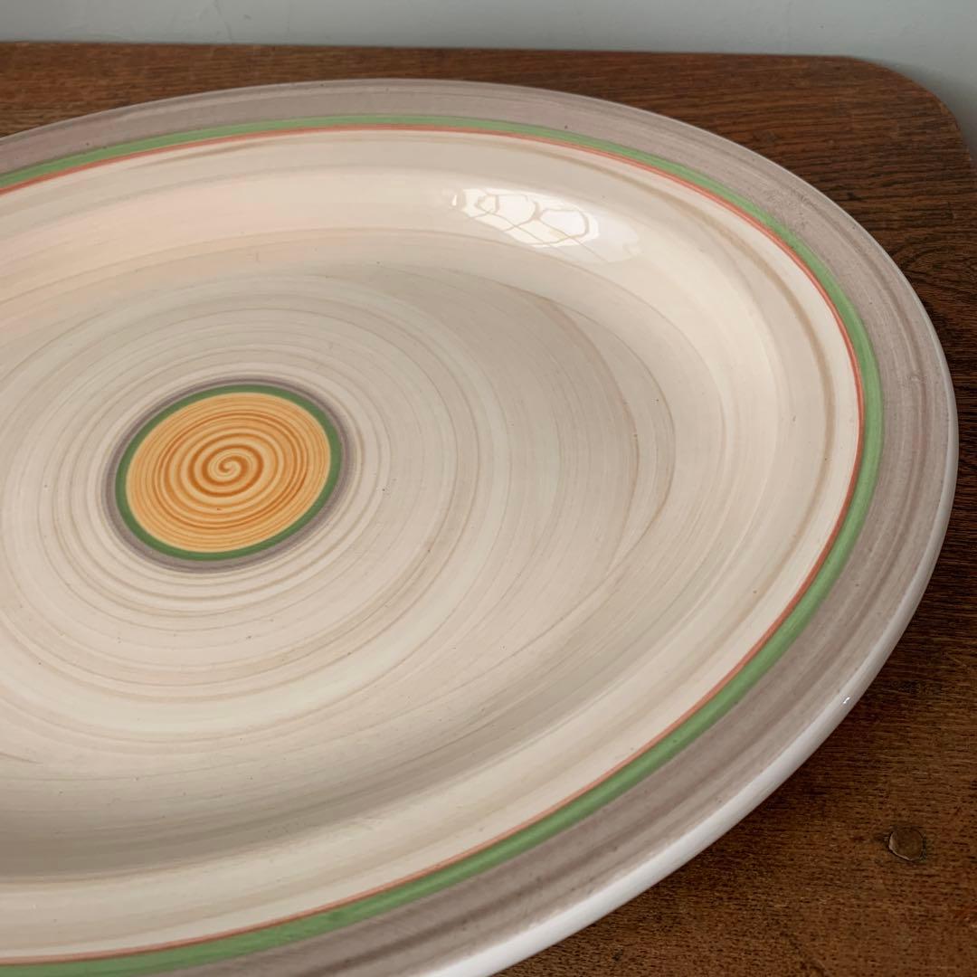 確認用　イギリス製　DUDSON Artisan ダドソン　オーバル　楕円　大皿