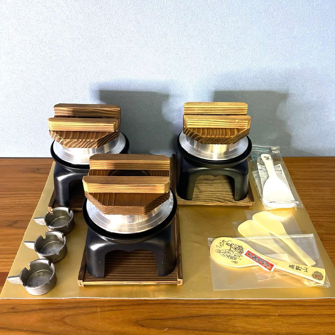 【調理器具　商品】釜飯の釜セット　★3点セット