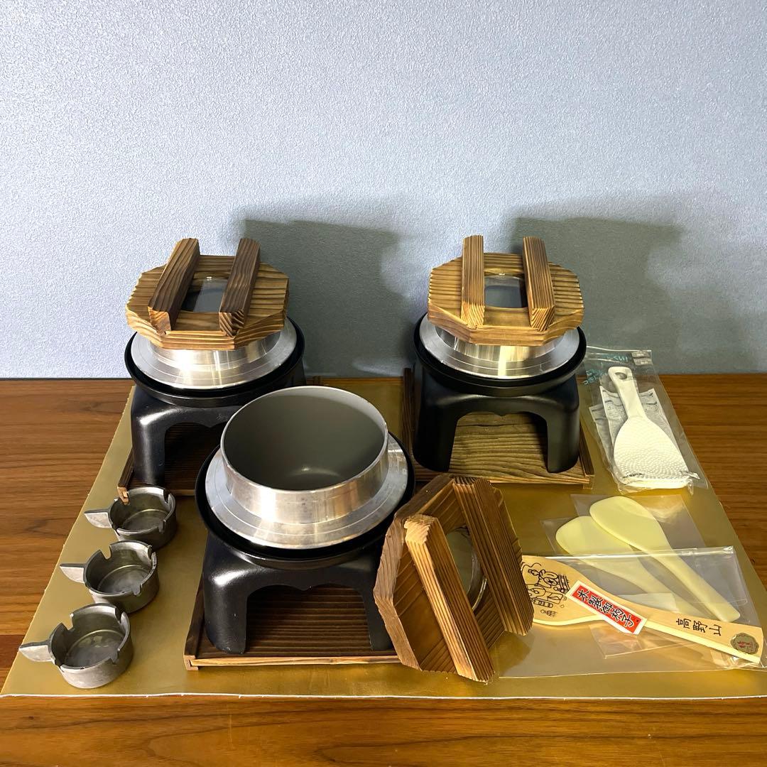 【調理器具　商品】釜飯の釜セット　★3点セット