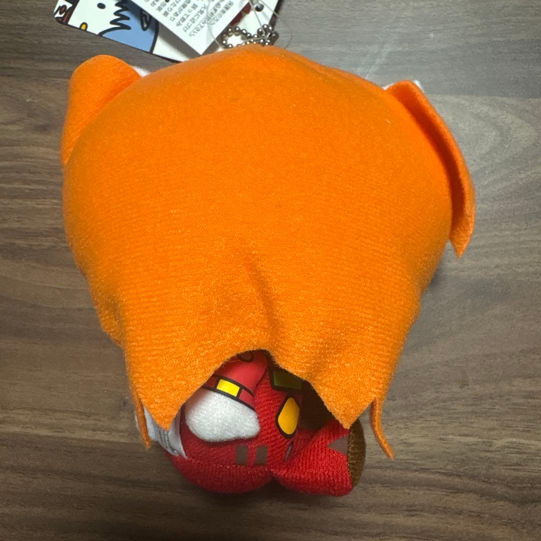 エヴァンゲリオン 式波アスカ ハローキティ ぬいぐるみ マスコット　約12センチ