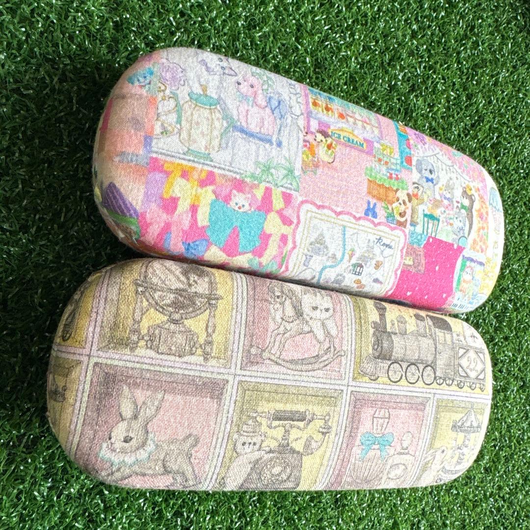 ピカピカ☆ハンドメイド メガネケース ミラー ユキエモン