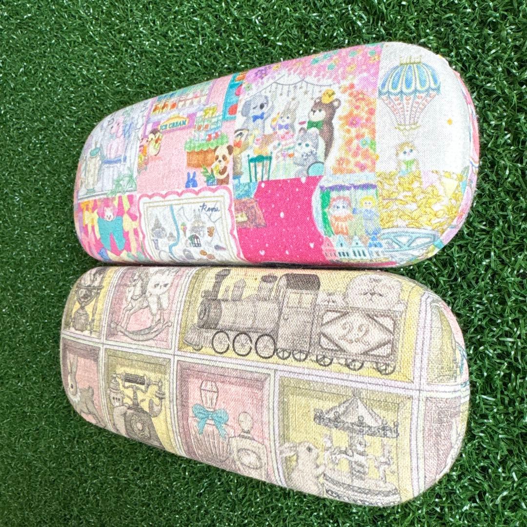 ピカピカ☆ハンドメイド メガネケース ミラー ユキエモン