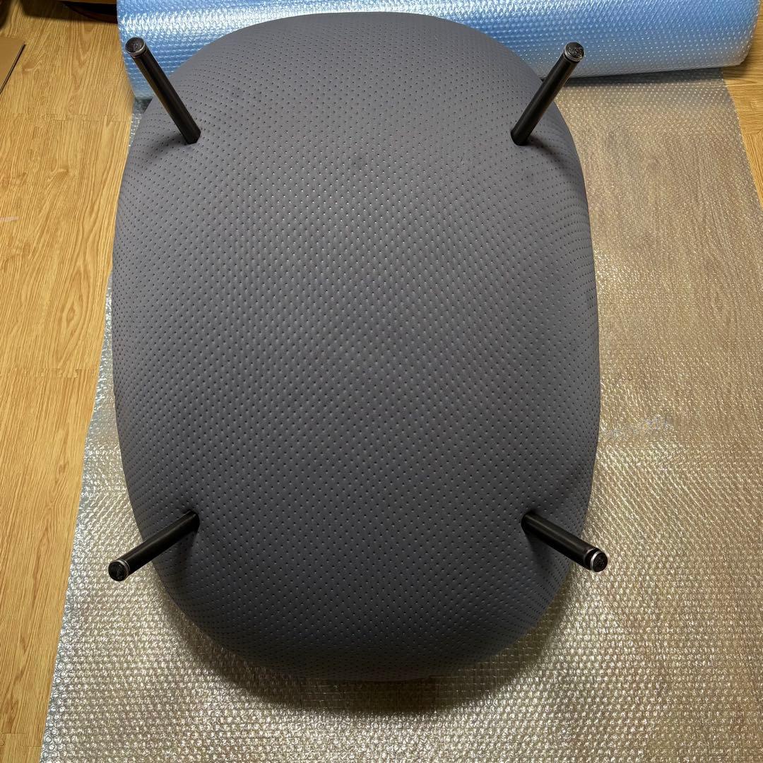 重厚設計 1人用ソファ グレー ラウンジチェア 安定感あり ローソファ