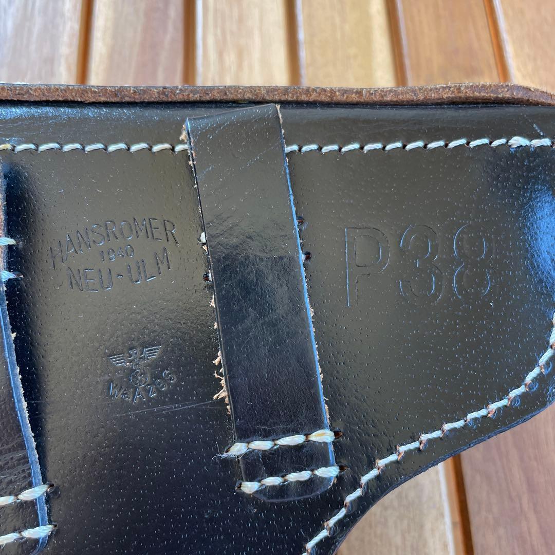 SS将校・将官用ベルト+ P-38ホルスター セット 旧ドイツ軍