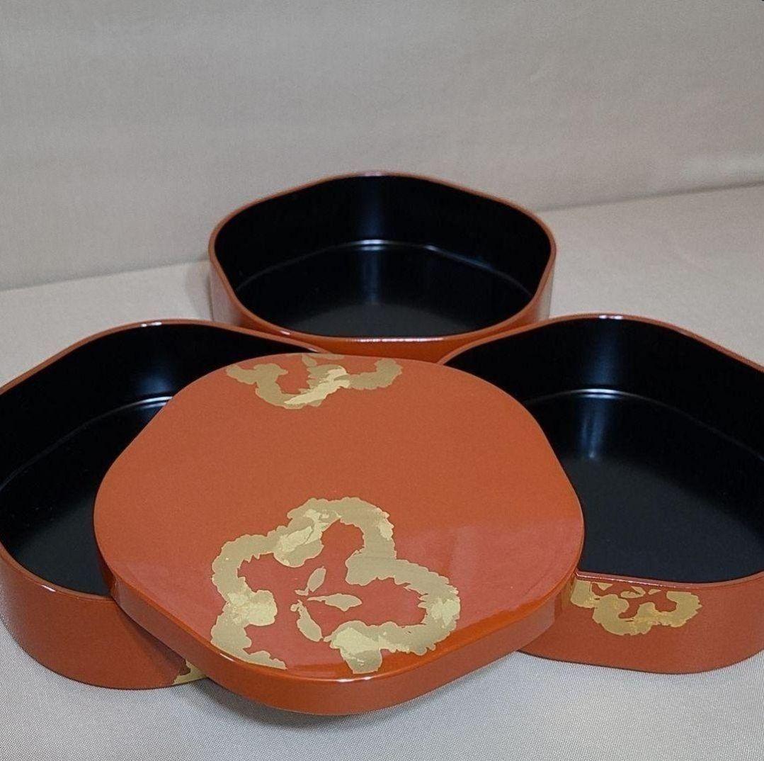 和食器 漆器 お正月 おせちセット ミニ重箱 福梅皿 祝い膳 弁当箱
