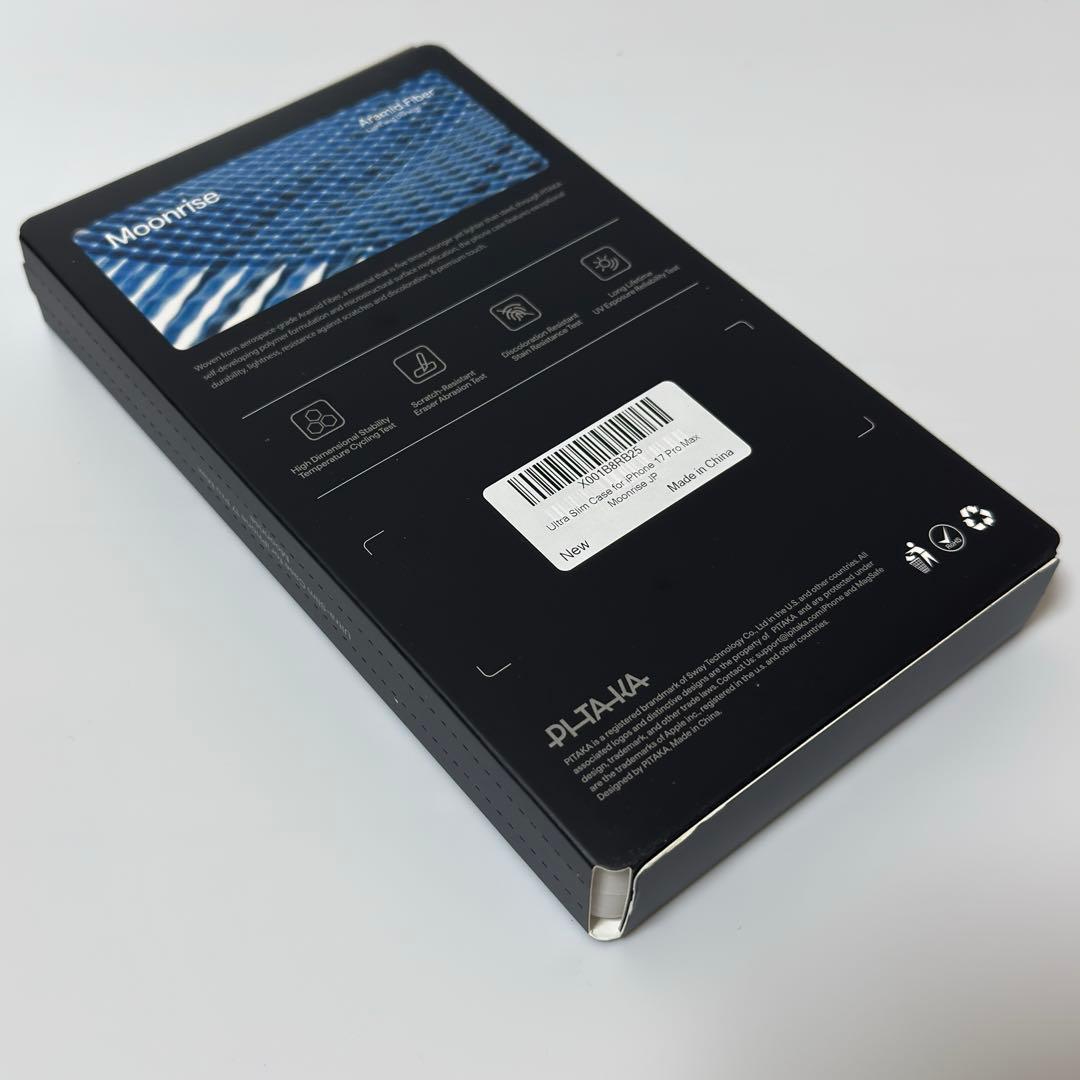 新品 【極薄極】PITAKA iPhone 17 Pro Max アラミド繊維製
