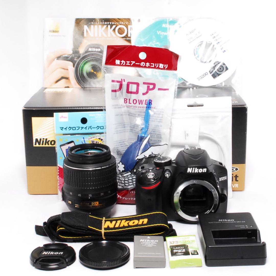 ショット数少なめ◆Nikon D3200◆一眼レフカメラ◆スマホ転送◆すぐ使える