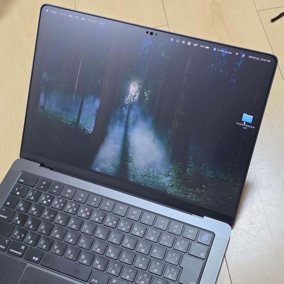 MacBookPro14インチM4Pro24GB/512GBバッテリー100%