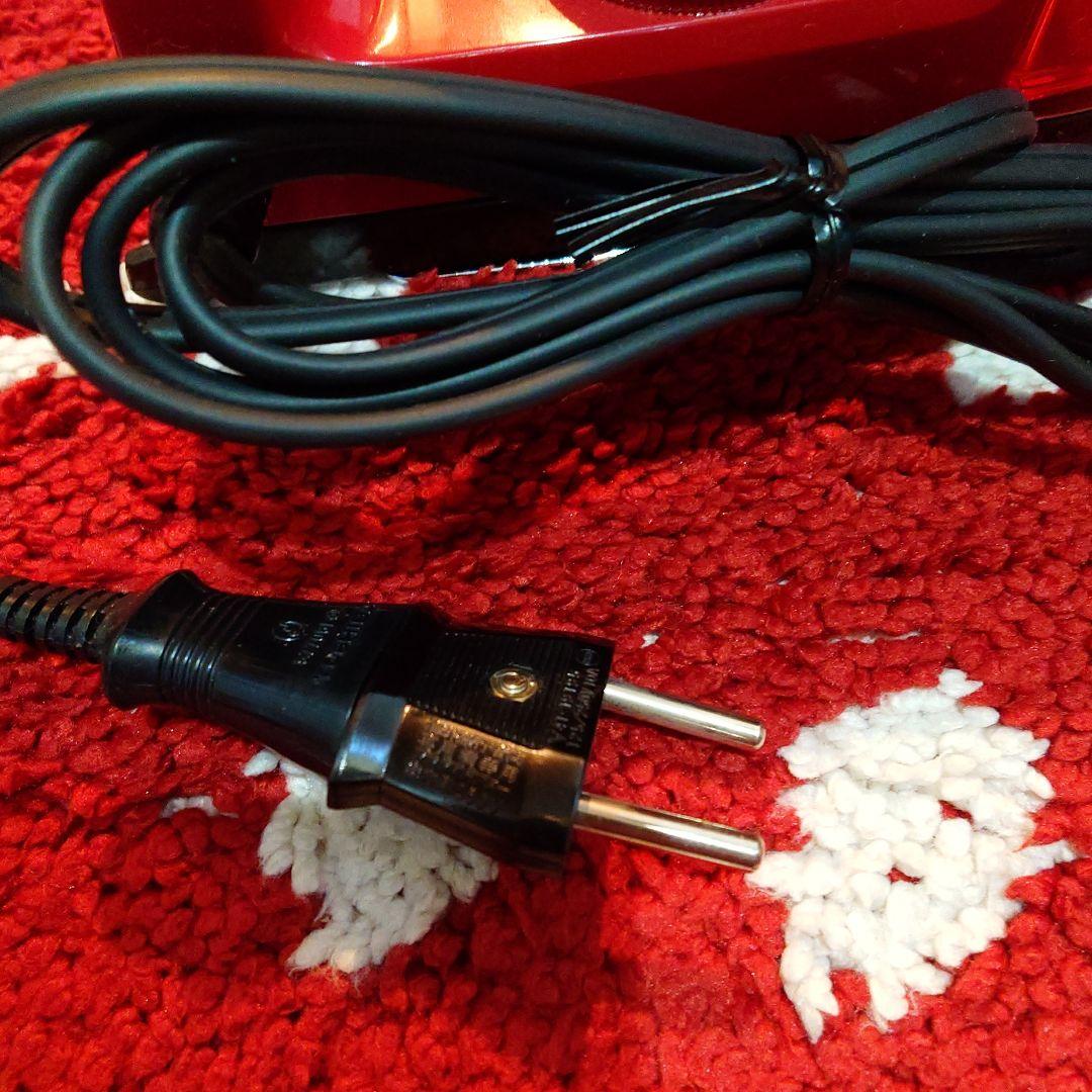 【入手困難】東芝 TA-115D ミニアイロン 赤　動作確認済　レトロチック