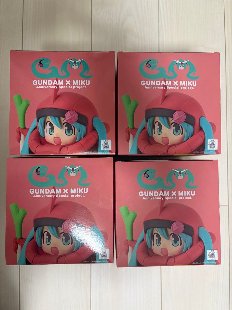 GUNDAM x MIKU フィギュア 4個セット