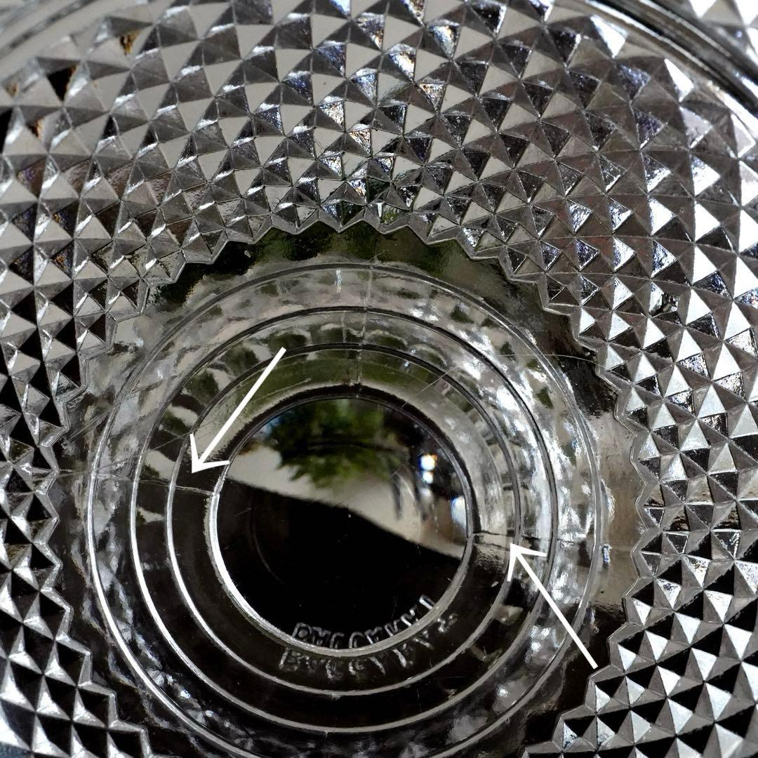 オールドバカラ ディアマン ビゾー｜蓋物 ボンボニエール★美品 希少品 19世紀