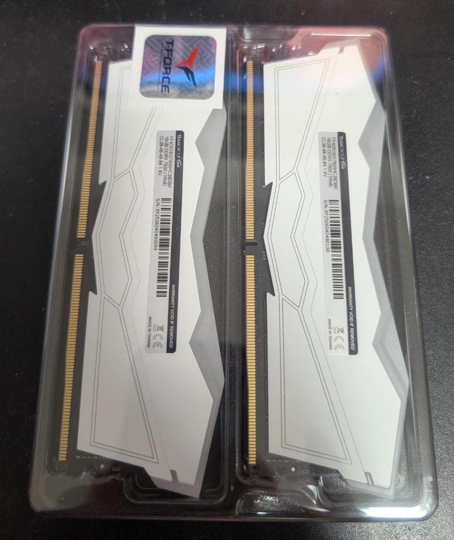 m*o様 T-FORCE DELTA RGB DDR5 16GBx2 7800M