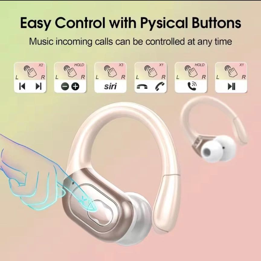 ワイヤレスイヤホン☆Bluetoothイヤホン☆長時間再生☆グリーン