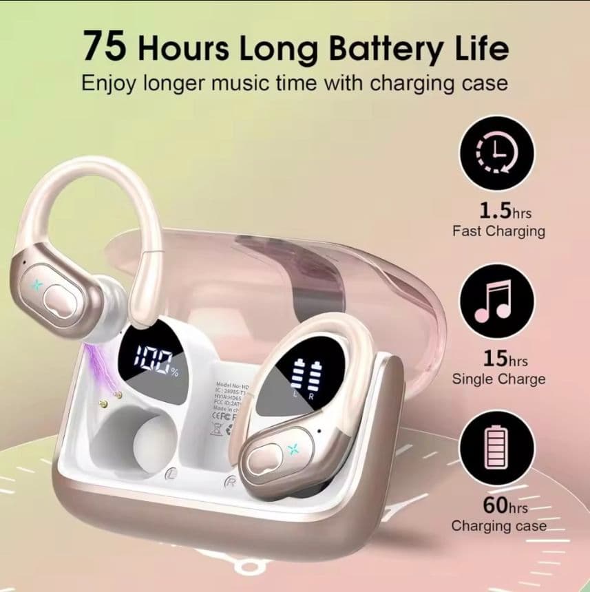 ワイヤレスイヤホン☆Bluetoothイヤホン☆長時間再生☆グリーン