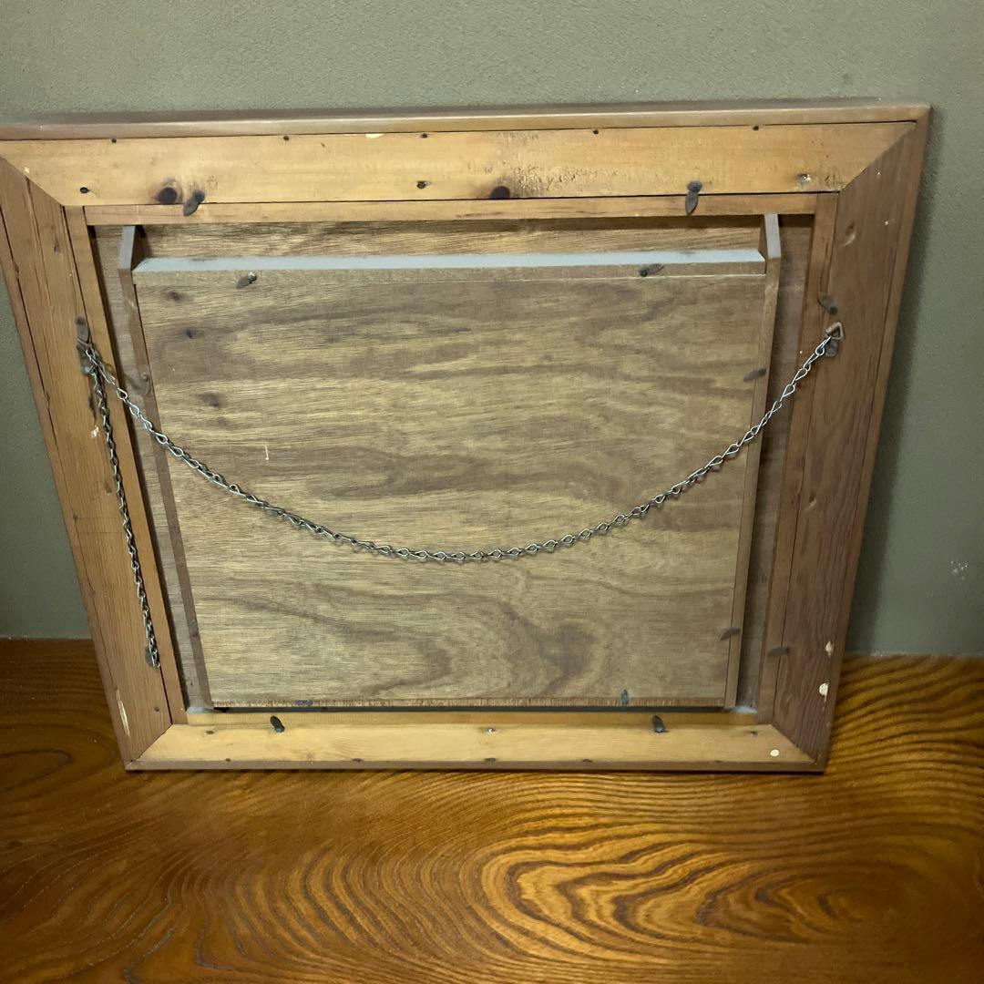 日展作家　川村嘉久作　油絵　『兼六園』